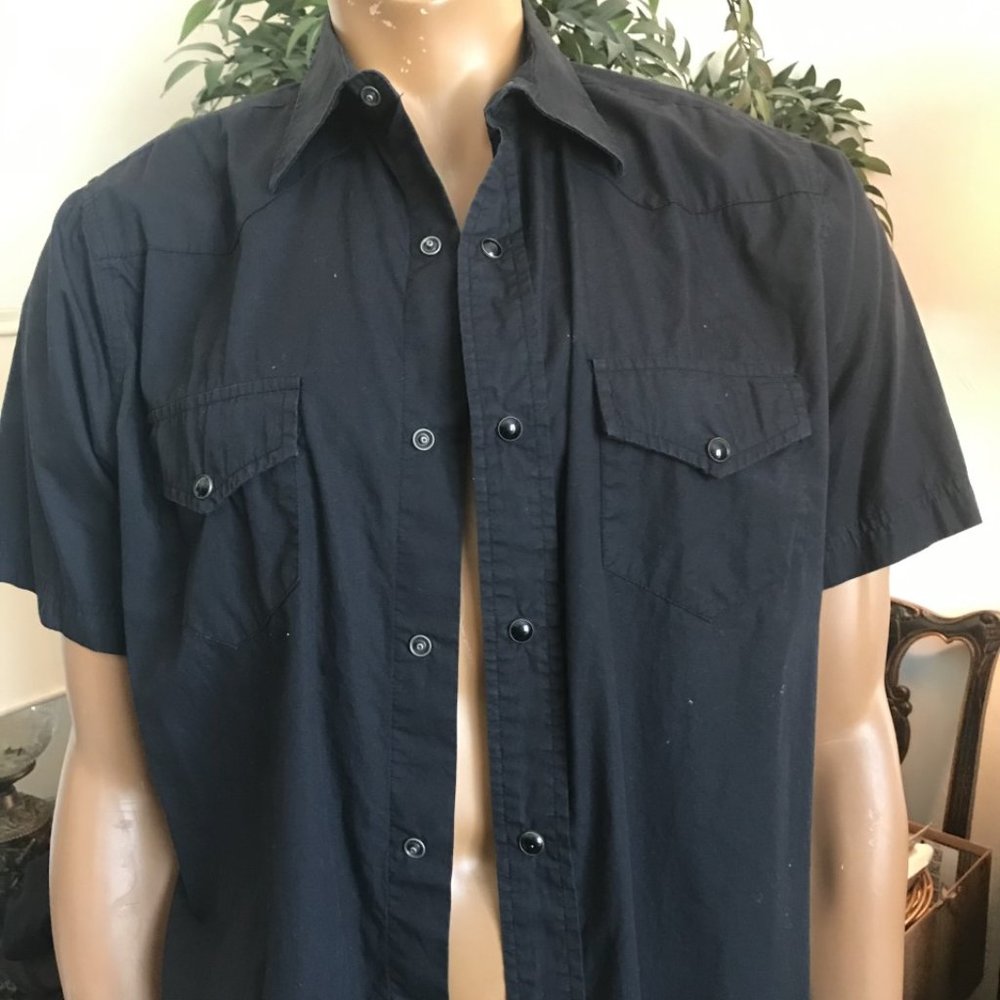 UTILITY short sleeve shirt - snaps